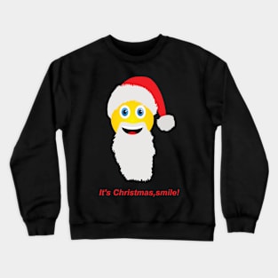 Smiley dedicated to Christmas Crewneck Sweatshirt